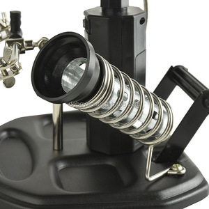 Soudage <span class=keywords><strong>loupe</strong></span> LED Lumière 2.5X 4X lentille Pince Auxiliaire <span class=keywords><strong>loupe</strong></span> <span class=keywords><strong>loupe</strong></span> de bureau troisième main souder Réparation Outil - Product Image 5