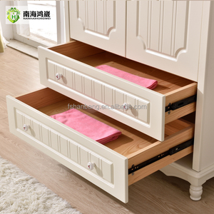 Knock Down Flatpack 2,3 Gaya Rumah Negara, 4,6 Pintu Kayu MDF Lemari Kamar Tidur Modern - Product Image 4