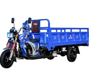 Triciclo de Carga y Pasajeros de China a Gasolina Tipo Camioneta de Volteo con Conducción a la Derecha para Adultos Motocicleta de Tres Ruedas - Product Image 1