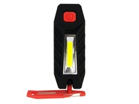 Lampe de travail portable à LED COB rotative à 360 degrés, 2W, 180LM, alimentée par batterie, indice de protection IP20, angle de faisceau de 120 degrés