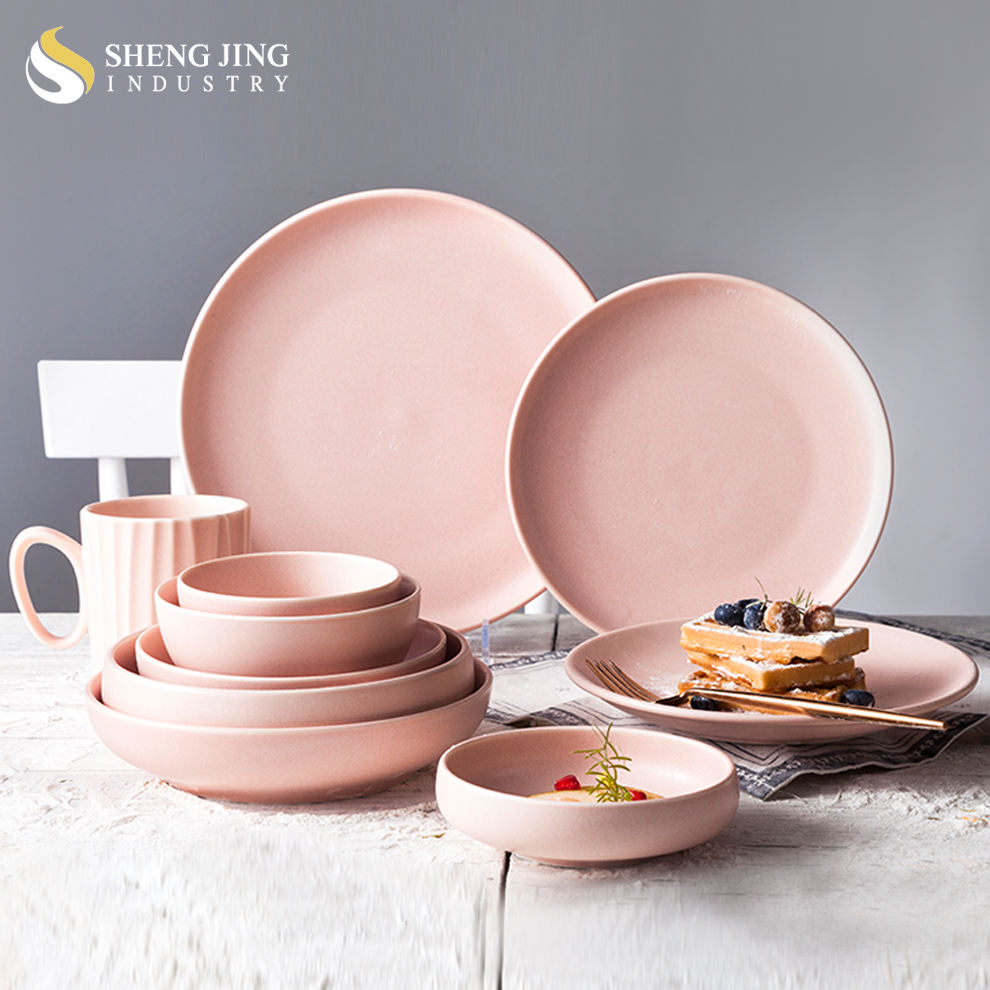 Shop Pink Crockery Elegant Dinnerware Sets for Weddings