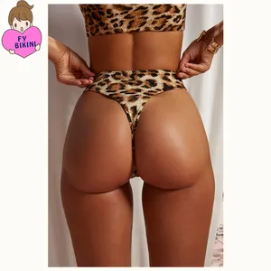 Manufacturer Swimwear Top Fashion Leopard Print Custom Swimwear Women Bikini Custom Bikini