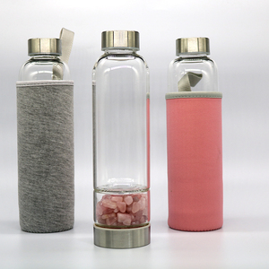 Bouteille isotherme en pierre brute, pour salle de bain, en cristal - Product Image 5
