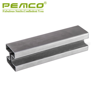 Tubo in <span class=keywords><strong>Acciaio</strong></span> <span class=keywords><strong>Inox</strong></span> Decorativo su Misura, Profilo a U con Scanalatura per Ringhiere - Product Image 4