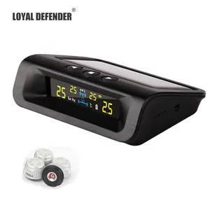 Hệ Thống Theo Dõi Áp Suất Lốp TPMS Năng Lượng Mặt Trời Với Màn Hình LCD TPMS Phổ Quát Cho Tất Cả Các Mô-đun Xe Hơi