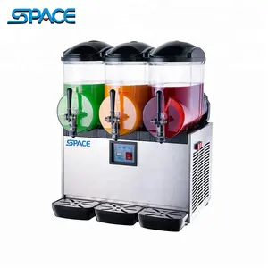 Máquina automática de slush de suco comercial, barata, 3 tigelas, 220v