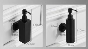 Distributeur de savon pour les mains en acier inoxydable 304 à fixer au mur pour la salle de bain et la cuisine - Product Image 5