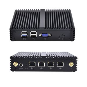 QOTOM Mini PC Q190G4 Với 4 Cổng LAN, Không Quạt, Công Suất Thấp Quad Core 2 GHz, Sử Dụng Như Router/Tường Lửa - Product Image 1