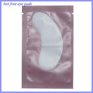 Korea pink lint free eye gel pads eye patch for eyelash extensions - Product Image 3
