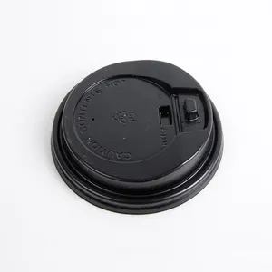 Paper Lids Newest Design PS Plastic Lid For Coffee Paper Cups