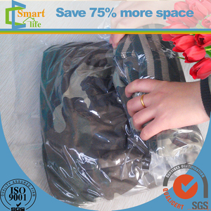 Mano roll up ziplock para maletas de viaje bolsa de viaje ropa de ahorro de espacio portable hermética de plástico del oem - Product Image 2