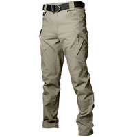 S.archon IX9 Pantalon Cargo Tactique pour Hommes, Pantalons de Travail d'Extérieur, Techwear, Randonnée, Khaki Décontracté