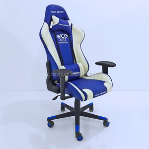 Chaise de bureau de jeu de style moderne, grande taille, avec support lombaire - Product Image 3