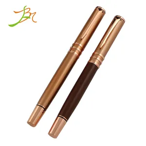 popular promotion items rose gold gift pen trendy design roller pen fashion design metal pen