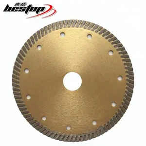 6 Inch Turbo Thiêu Kết Phân Đoạn Diamond Saw Blade Đối Với Granite Marble Bê Tông