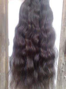 Extensions de cheveux humains indiens Remy ondulés, souples et légers, emballage en vrac pour revendeurs, naturels et écologiques, 100g - Product Image 2