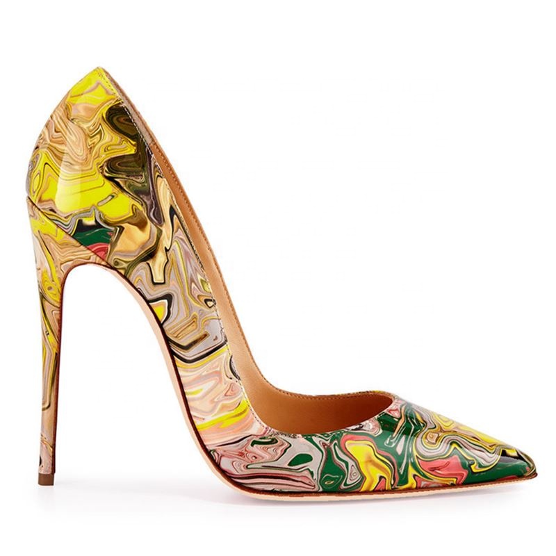 OEM Гуанчжоу, заводская цена, женские сандалии, туфли-лодочки на каблуке