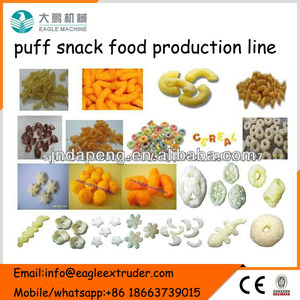 Ekstruder mısır çubukları üretimi mısır patlağı aperatif yemek yapma makinesi - Product Image 4