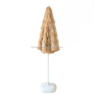 180 cm en plein air de paille parasol Hawaii style plage parapluie couleur naturelle - Product Image 4