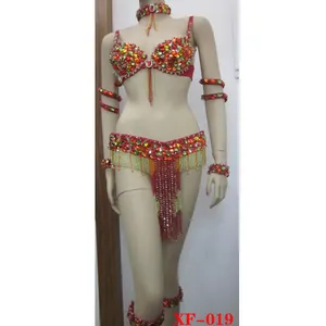 Wholesale arabic belly dance bra and belt And Dazzling Stage-Ready Apparel  