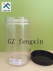 30oz 900ml cấp thực phẩm vật nuôi nhựa <span class=keywords><strong>jar</strong></span> với màu đen vít nắp nắp - Product Image 2