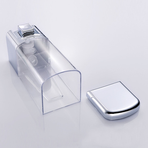 Dispenser di <span class=keywords><strong>Sapone</strong></span> <span class=keywords><strong>Liquido</strong></span> Moderno FLG in Plastica ABS Grigio Chiaro, Montaggio a Parete, Erogatore di Schiuma, Portarotolo <span class=keywords><strong>per</strong></span> <span class=keywords><strong>Bagno</strong></span> Domestico - Product Image 5
