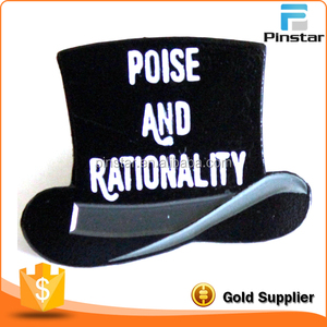 <span class=keywords><strong>L</strong></span>'équilibre et La Rationalité Panic at the Disco Doux Émail Épinglette 1.25 "top hat - Product Image 1