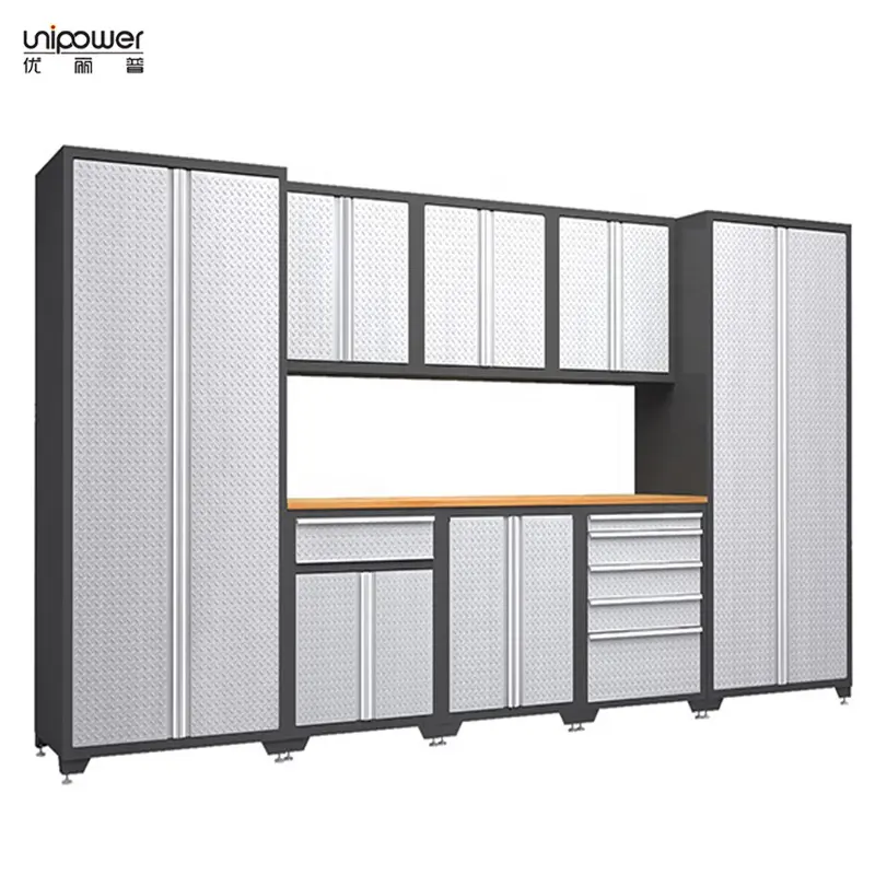 Unipower satış garaj depolama sistemi profesyonel DIY çelik Metal alet dolapları