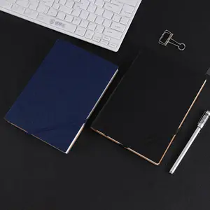 Asli Kulit Keras Soft Cover Biru Lain Jurnal Notebook Hard Cover Buku Catatan dengan Band Elastis dan Pemegang Bookmark
