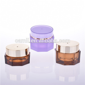 Decorativo doble pared PMMA crema cosmética jar para el cosmético - Product Image 6