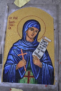 Mosaico religioso, chiesa mosaico modello