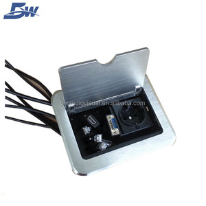 BW-gestión de cables de escritorio de ordenador, Cable de datos de alimentación USB VGA/Cable de sobremesa, caja Cubby