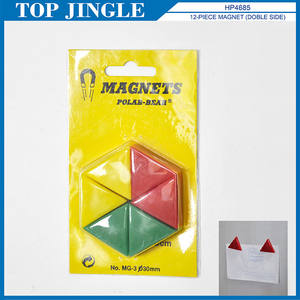 Pequeña pizarra blanca de plástico con forma de diamante - Product Image 4