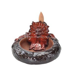 Personalized Ceramic Backflow <strong>Incense</strong> Burner Guanyin Buddha Shape Flowing <strong>Incense</strong> Cone <strong>Holder</strong> <strong>Aromatherapy</strong> <strong>Diffuser</strong> - Product Image 6