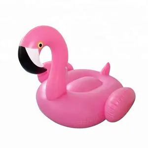 Yaz plaj pembe şişme Flamingo havuzu şamandıra su oyunları için