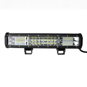 12V/24V phụ kiện xe hơi 4x4 offroad hổ phách Led Bar ba hàng hổ phách/Trắng Led Light Bar 4-37inch 36-504W Combo chùm Led Đèn Pha - Product Image 1