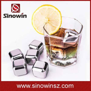 New amzon chaude glacée whisky <span class=keywords><strong>rocks</strong></span> en acier inoxydable nouveau whisky pierres - Product Image 5