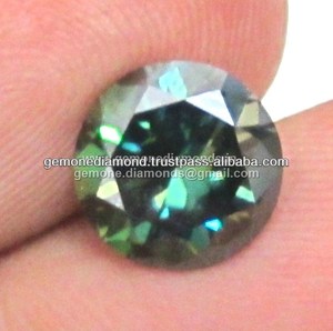 All Size <b>Loose</b> <b>Moissanite</b> Green Color Round Brilliant Cut From the Manufacture Colored <b>Moissanite</b> Diamond Fancy Color <b>Moissanite</b> - Product Image 2