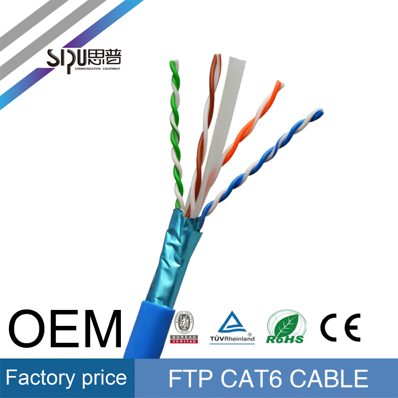 Лучшая цена SIPU 23awg 24awg ethernet для сетевой связи cat6 ftp lan cable
