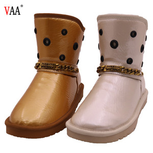 AN-CF-90 PU e Faux Fur di Inverno <span class=keywords><strong>Neve</strong></span> <span class=keywords><strong>Stivali</strong></span> Bambini Ragazze - Product Image 2