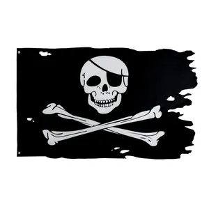 Pirates USA Skull 5'x3' Flag