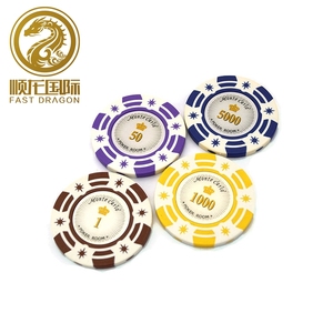 Barato al por mayor de alta calidad personalizado Casino Poker Chips, fichas de póquer con el logotipo impreso para <span class=keywords><strong>la</strong></span> promoción - Product Image 3