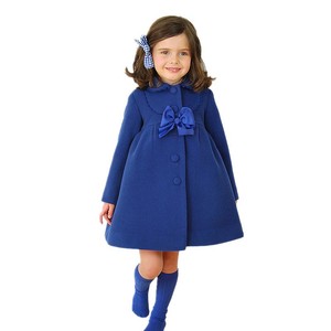 <span class=keywords><strong>Manteau</strong></span> d'hiver en laine avec nœud papillon pour <span class=keywords><strong>fille</strong></span>, vêtement coréen, tenue pour enfants de 3 à 8 <span class=keywords><strong>ans</strong></span>, nouveau design, - Product Image 4