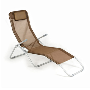 Chaise longue <span class=keywords><strong>de</strong></span> <span class=keywords><strong>plage</strong></span> <span class=keywords><strong>pliable</strong></span> en aluminium et métal moderne Chaise longue antique Mobilier d'extérieur Parc Chaise longue en acier inoxydable - Product Image 3