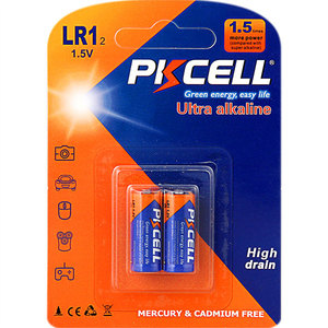 중국 싼 건전지 고품질 제조자 PKCELL <span class=keywords><strong>LR1</strong></span> <span class=keywords><strong>N</strong></span> 크기 1.5 볼트 건전지