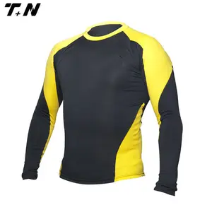 Mens Rash Guard, Rash Guard Mannen, Gesublimeerd Rash Guard