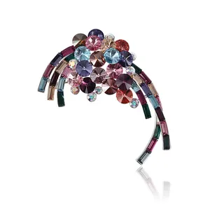 00046-xuping luxury jewelry Crystals , brooch latest large brooches