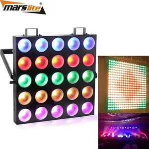 Marslite 25pcs 10w rgb wedding party background lights popular matrix beam led lighting for sale