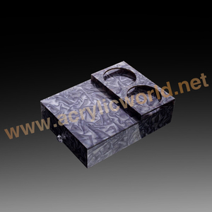 Caja de amenidad de hotel acrílica proveedor de China personalizada bandeja de hospitalidad ultracompacta con un cajón y bandeja de cajón únicos - Product Image 5