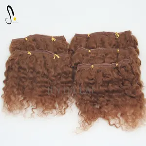 Hot Sale Curly Soft Mohair Wefts to DIY Making Dolls